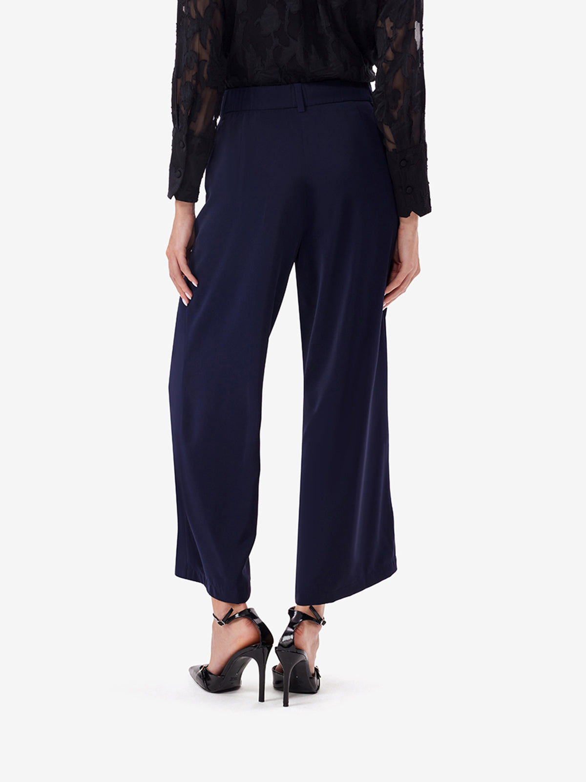 BreezeFlow Navy Wide Leg Pants