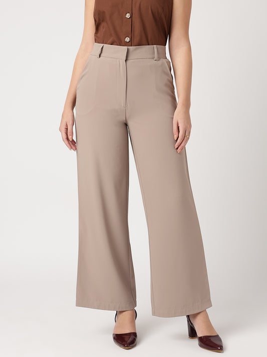 BreezeFlow Fawn Wide Leg Pants
