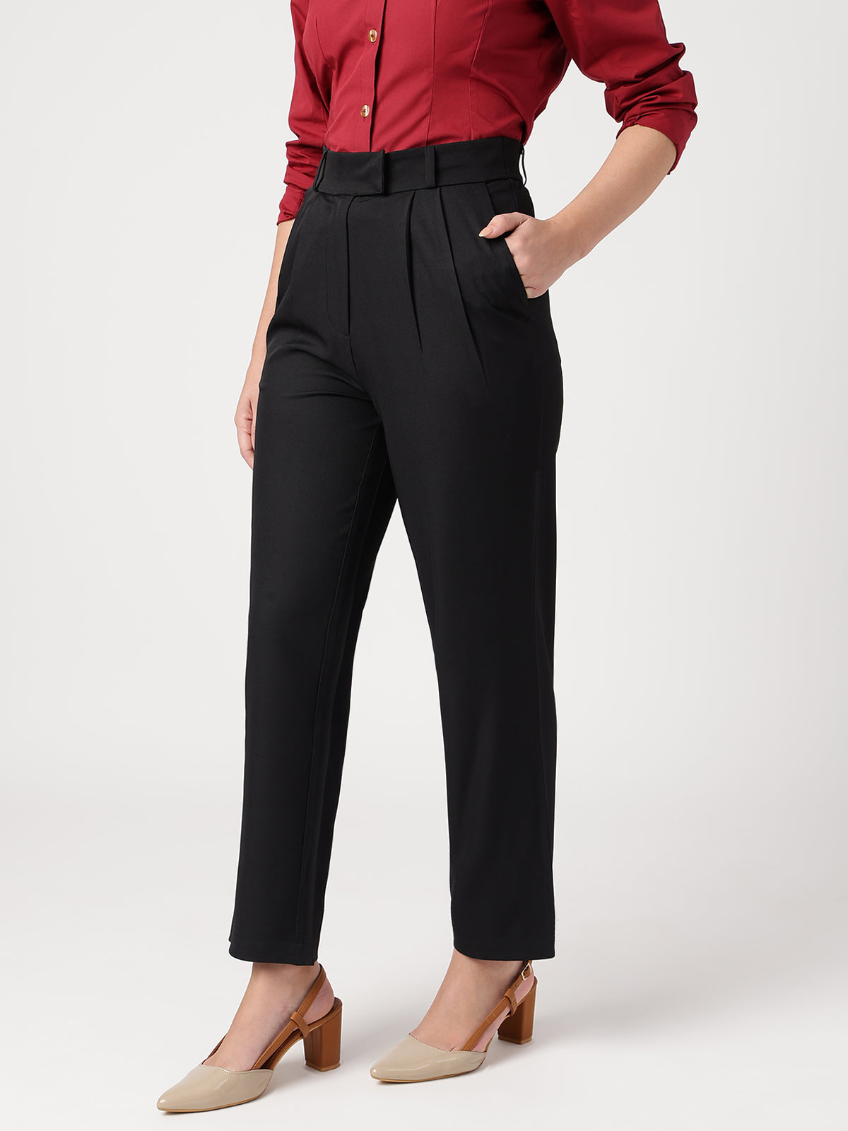 Everyday Classic Black Trousers