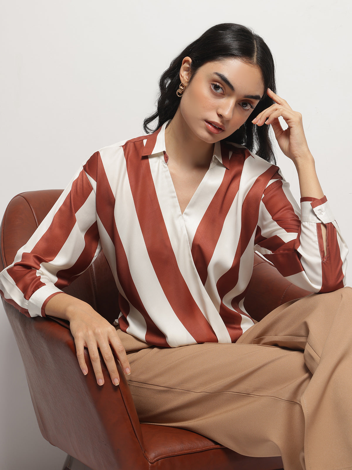 Asymmetrical Full Sleeves Top