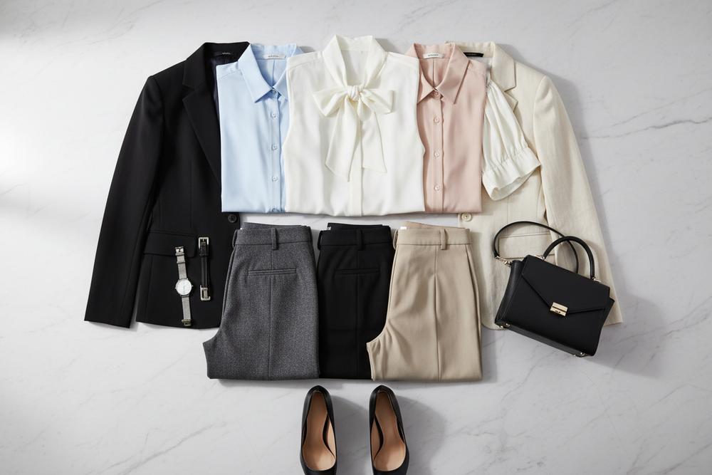 Office Wear Essentials for Women: From Shirts to Trousers