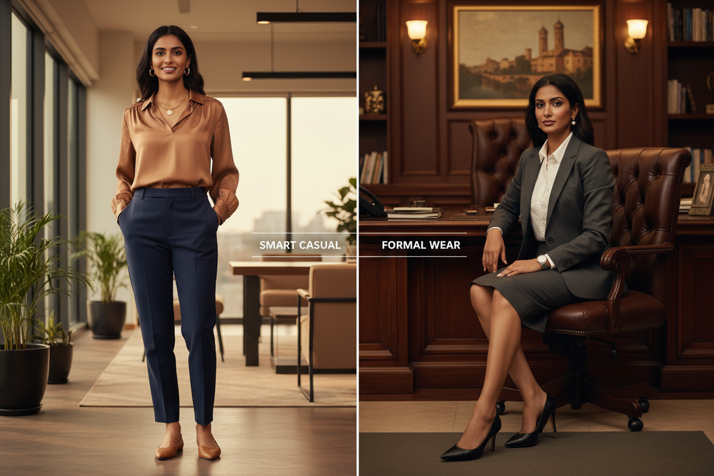 Smart Casual vs Formal Wear for Indian Offices