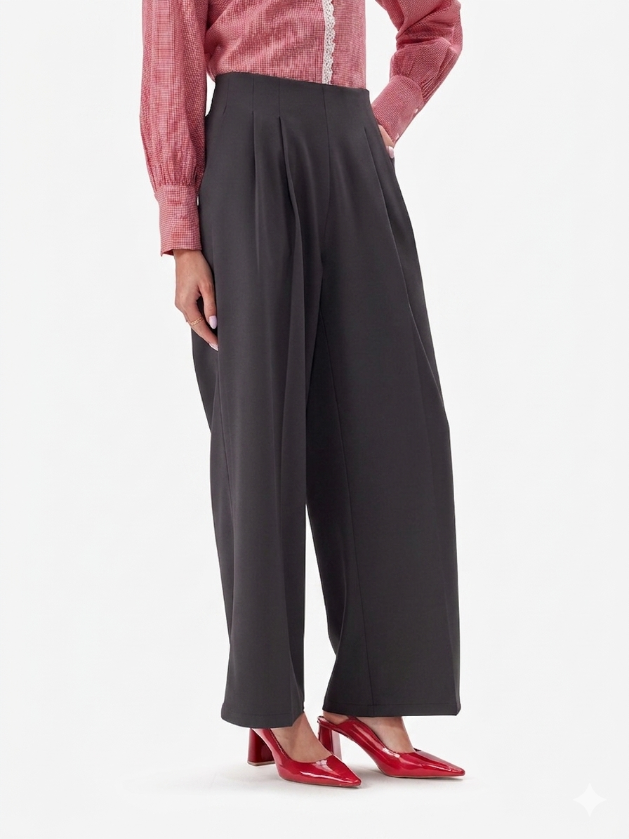 Dark Grey Korean Pants
