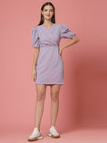 Lavender Wrap Dress