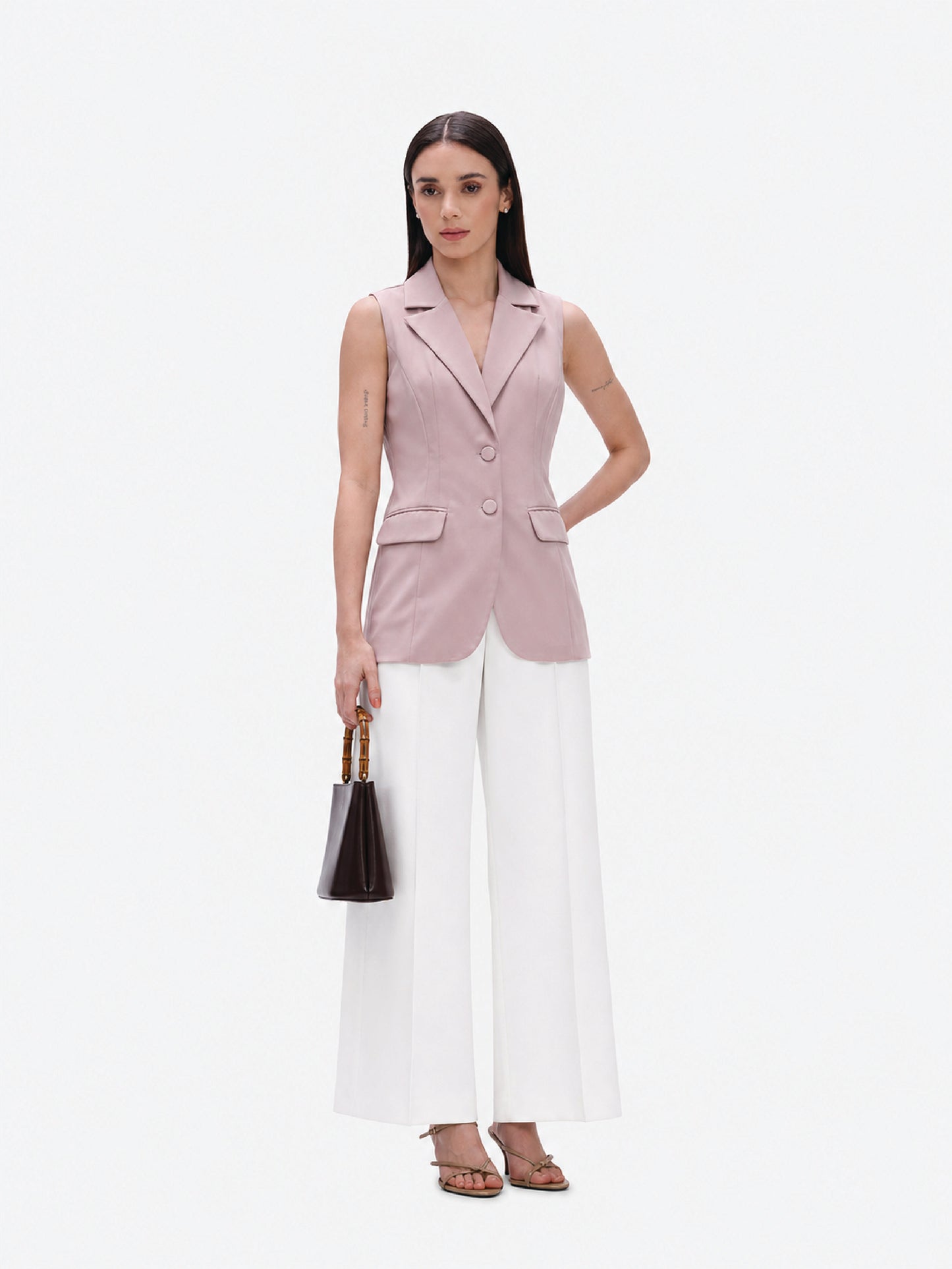 Dull Peach Tailored Blazer