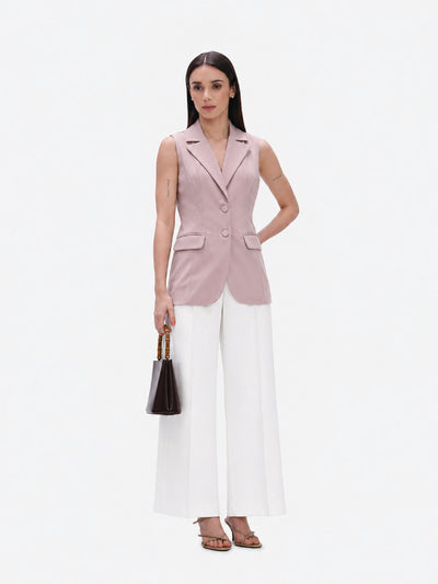 Dull Peach Tailored Blazer