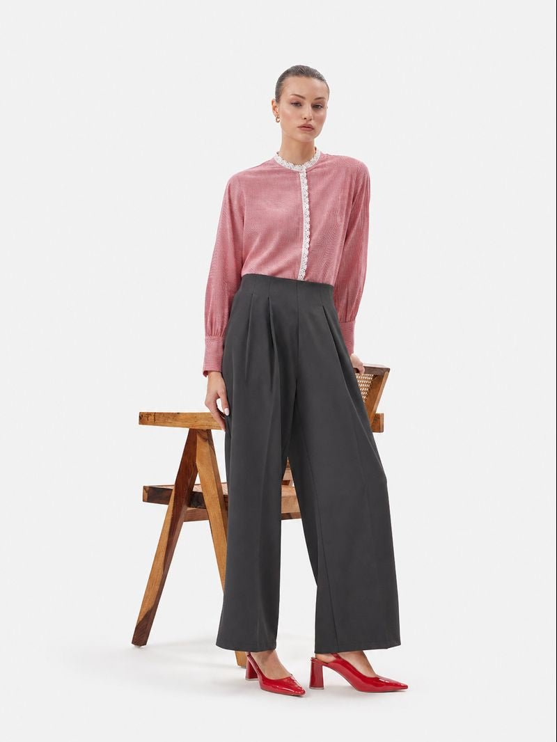Dark Grey Korean Pants