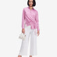 Pink Side Knot Detail Styling Shirt