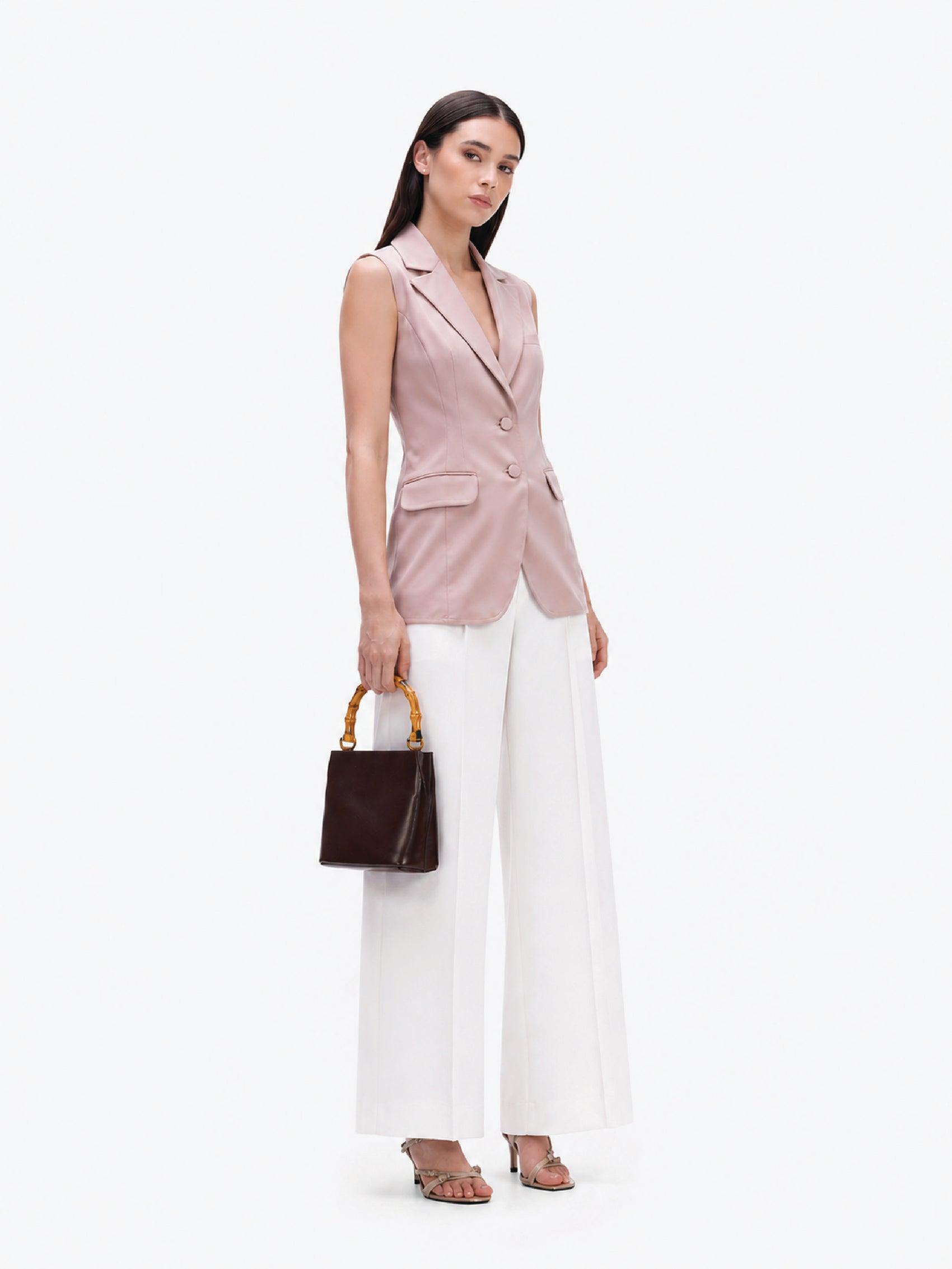 Dull Peach Tailored Blazer