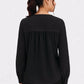 Black V-Neck Top