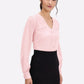 Pink V-Neck Top