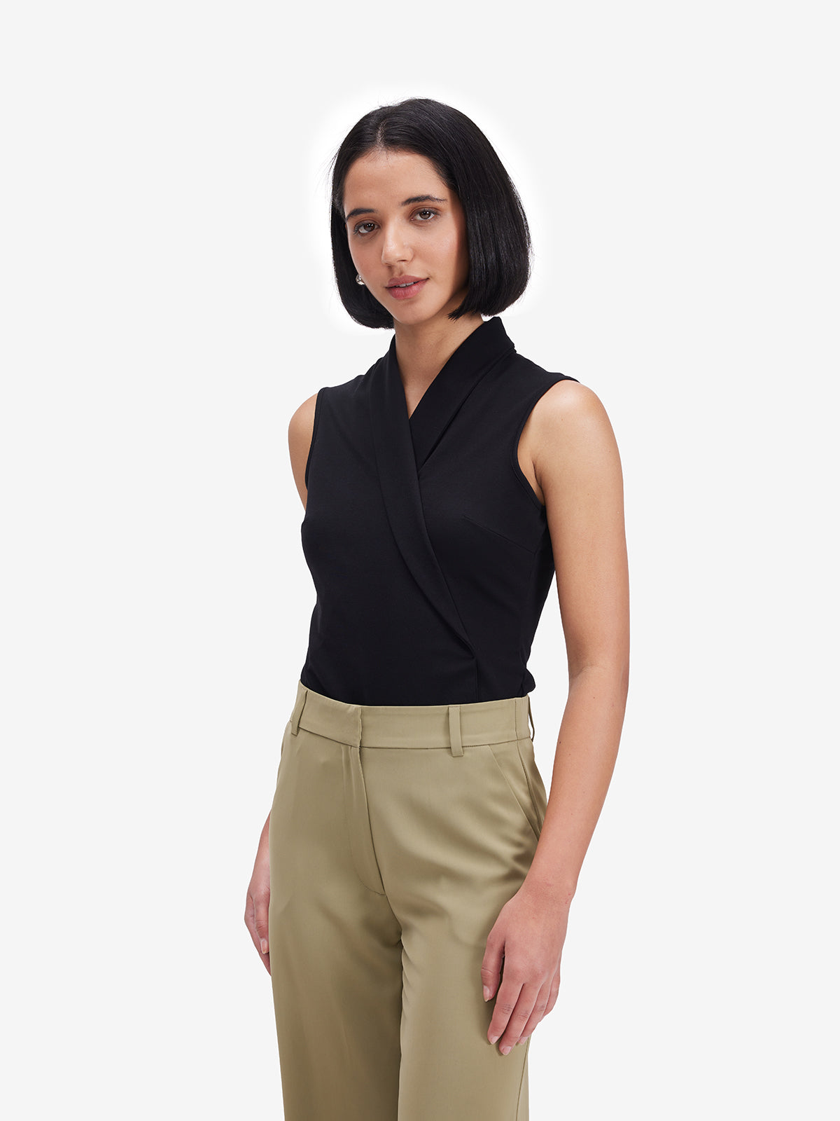Black Sleeveless Top