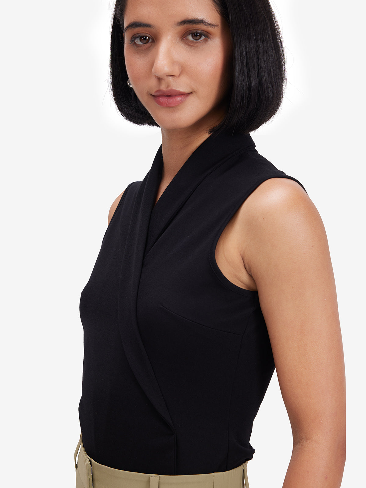 Black Sleeveless Top