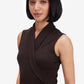 Brown Sleeveless Top