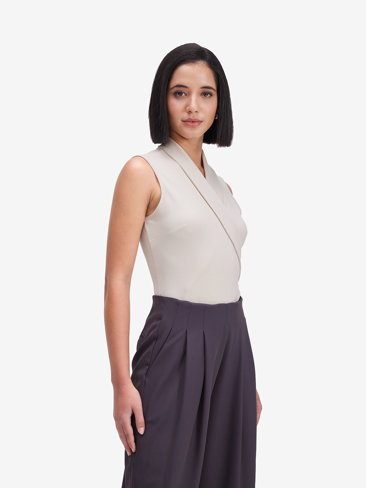 Ivory Sleeveless Top