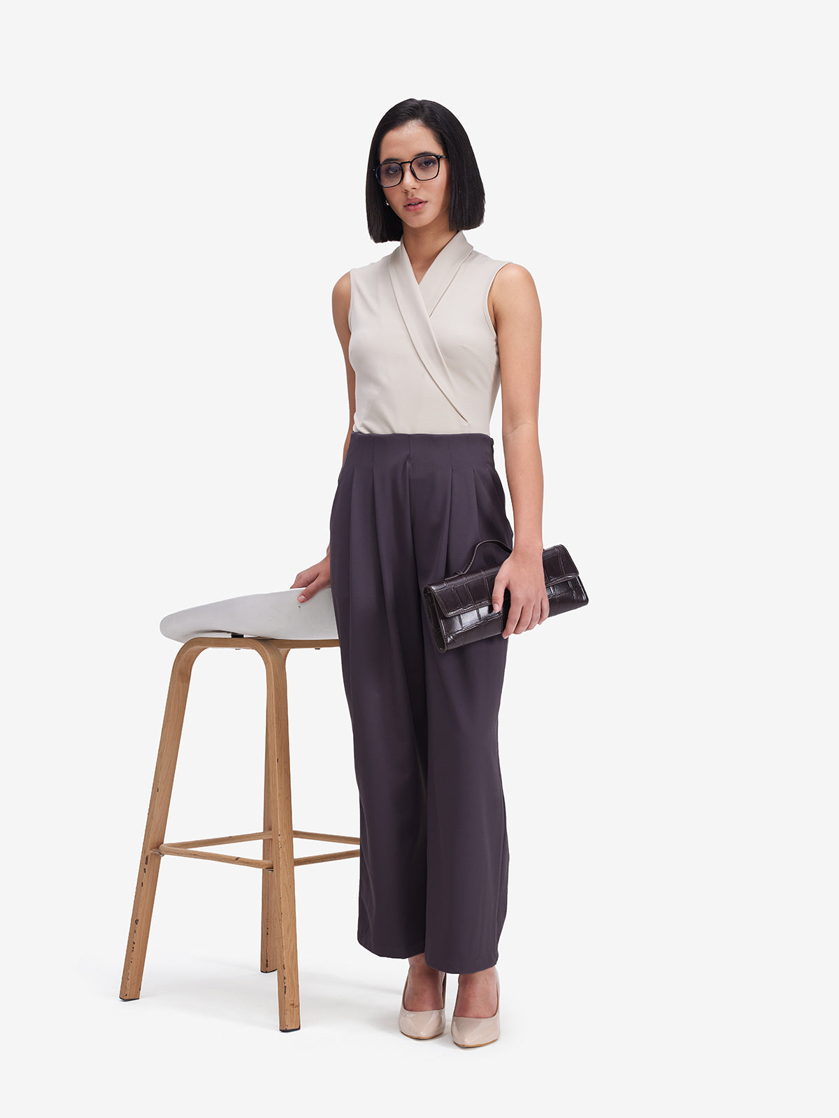 Ivory Sleeveless Top