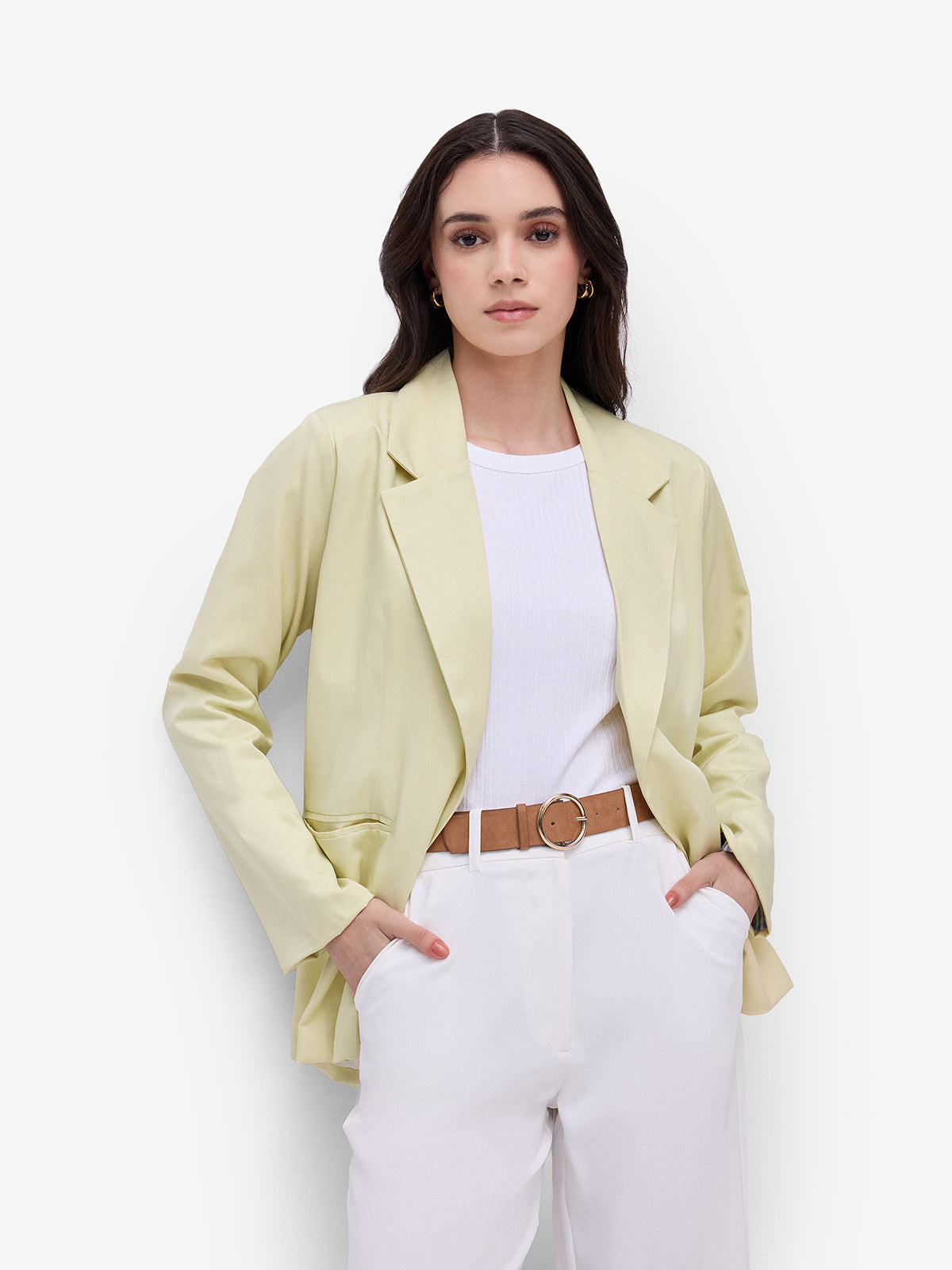 Yellow Summer Tailored Blazer