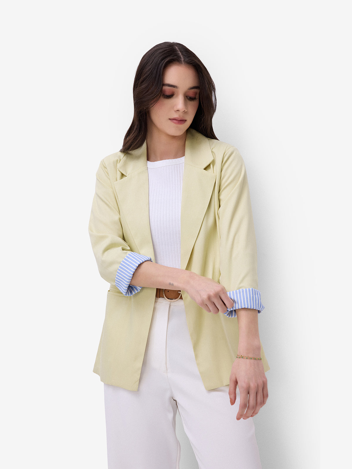 Yellow Summer Tailored Blazer