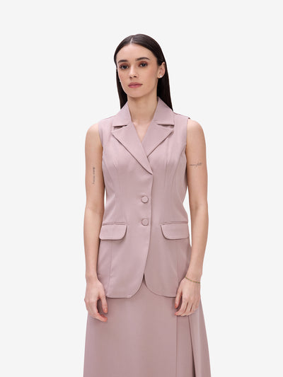 Dull Peach Tailored Blazer