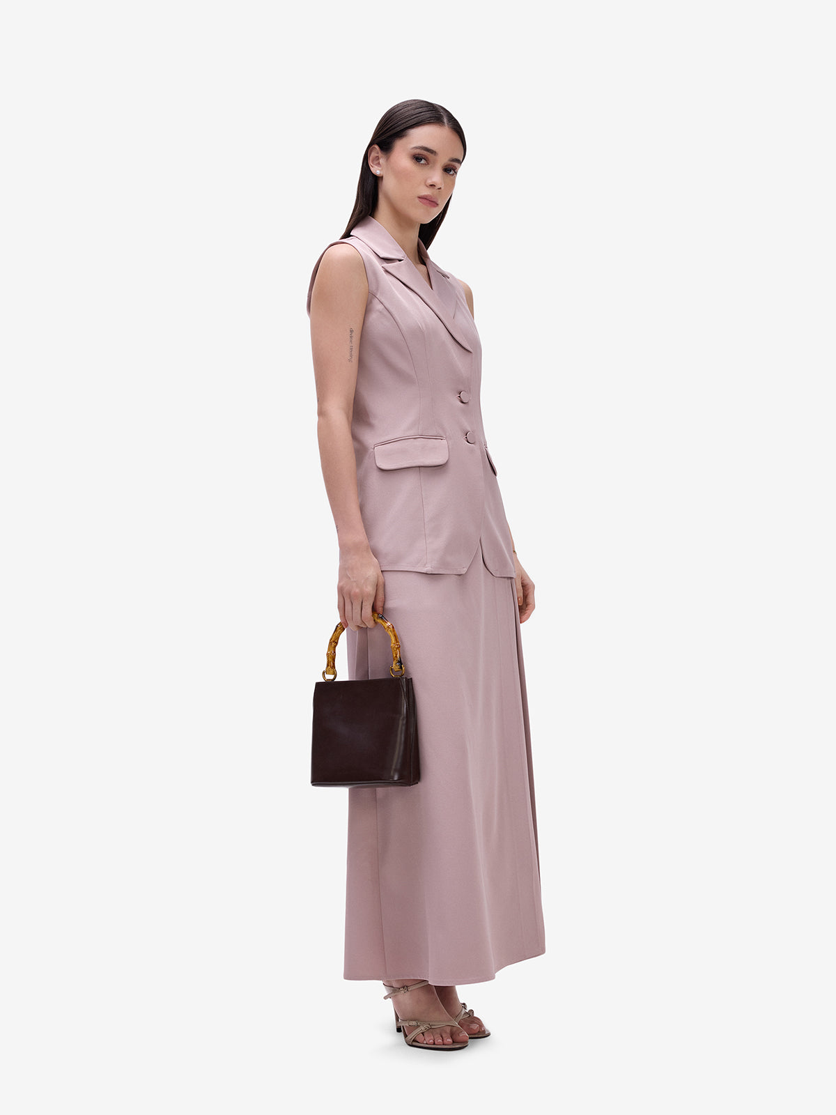 Dull Peach Tailored Blazer