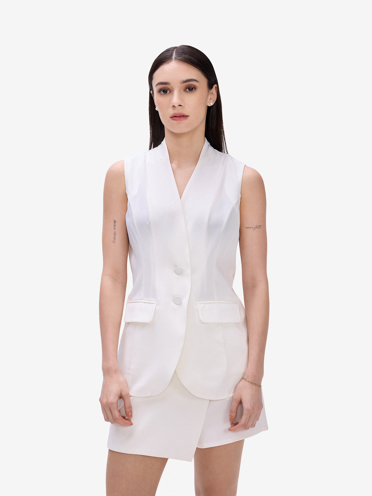 White Tailored Blazer