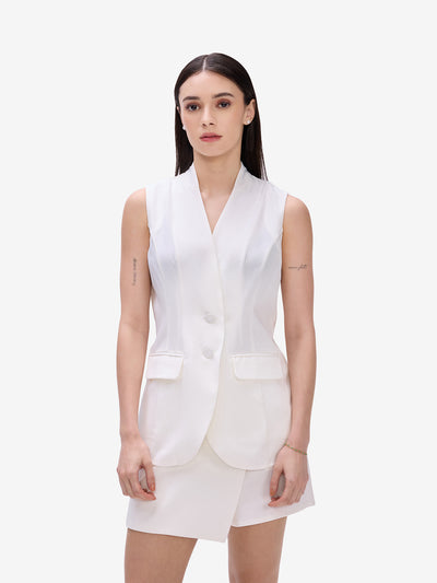 White Tailored Blazer
