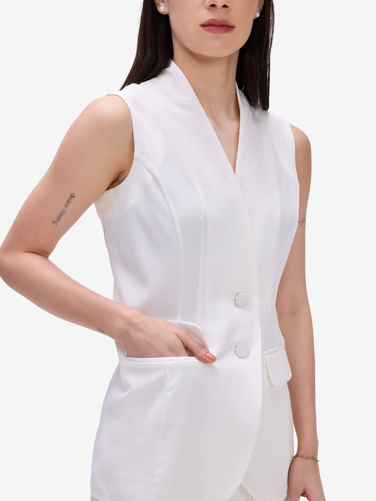 White Tailored Blazer