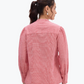 Red Victorian Ruffle Shirt