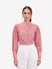 Red Victorian Ruffle Shirt