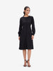 Black A-line Dress