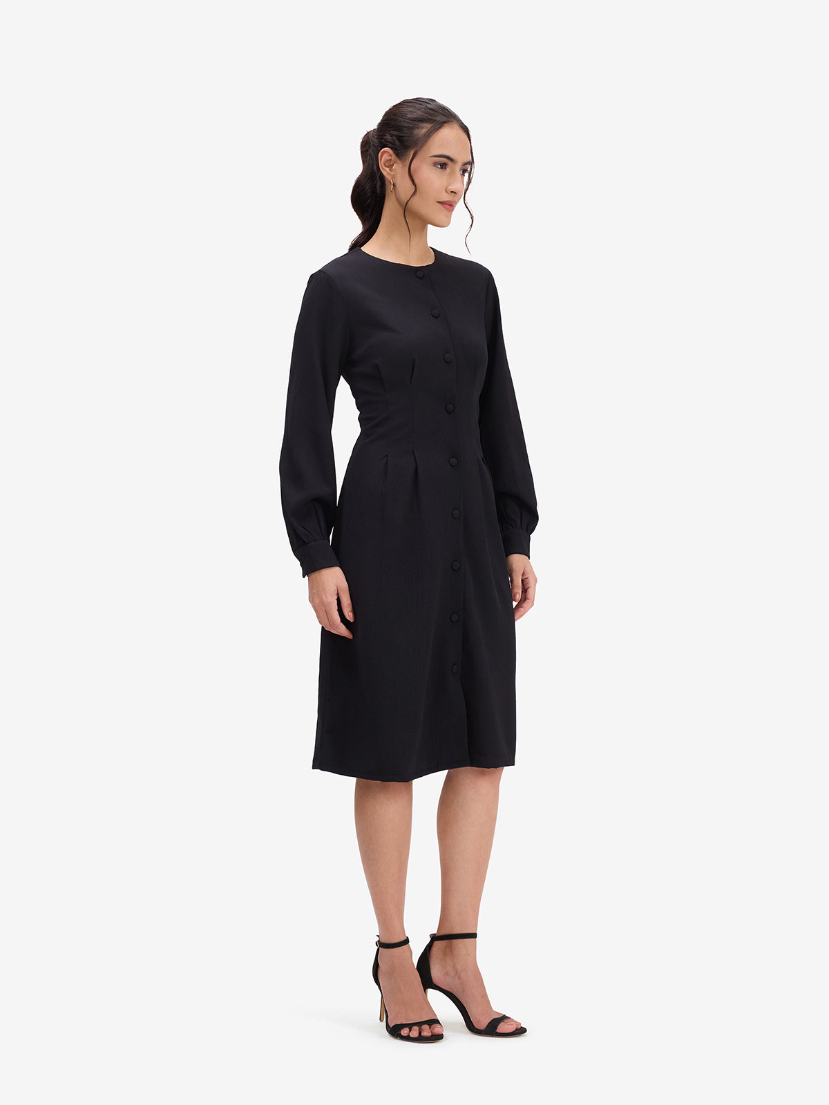 Black A-line Dress