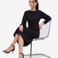 Black A-line Dress