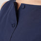 Serene 100% Cotton Navy Buttoned Dress