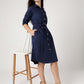 100% Cotton Navy Shirt Dress