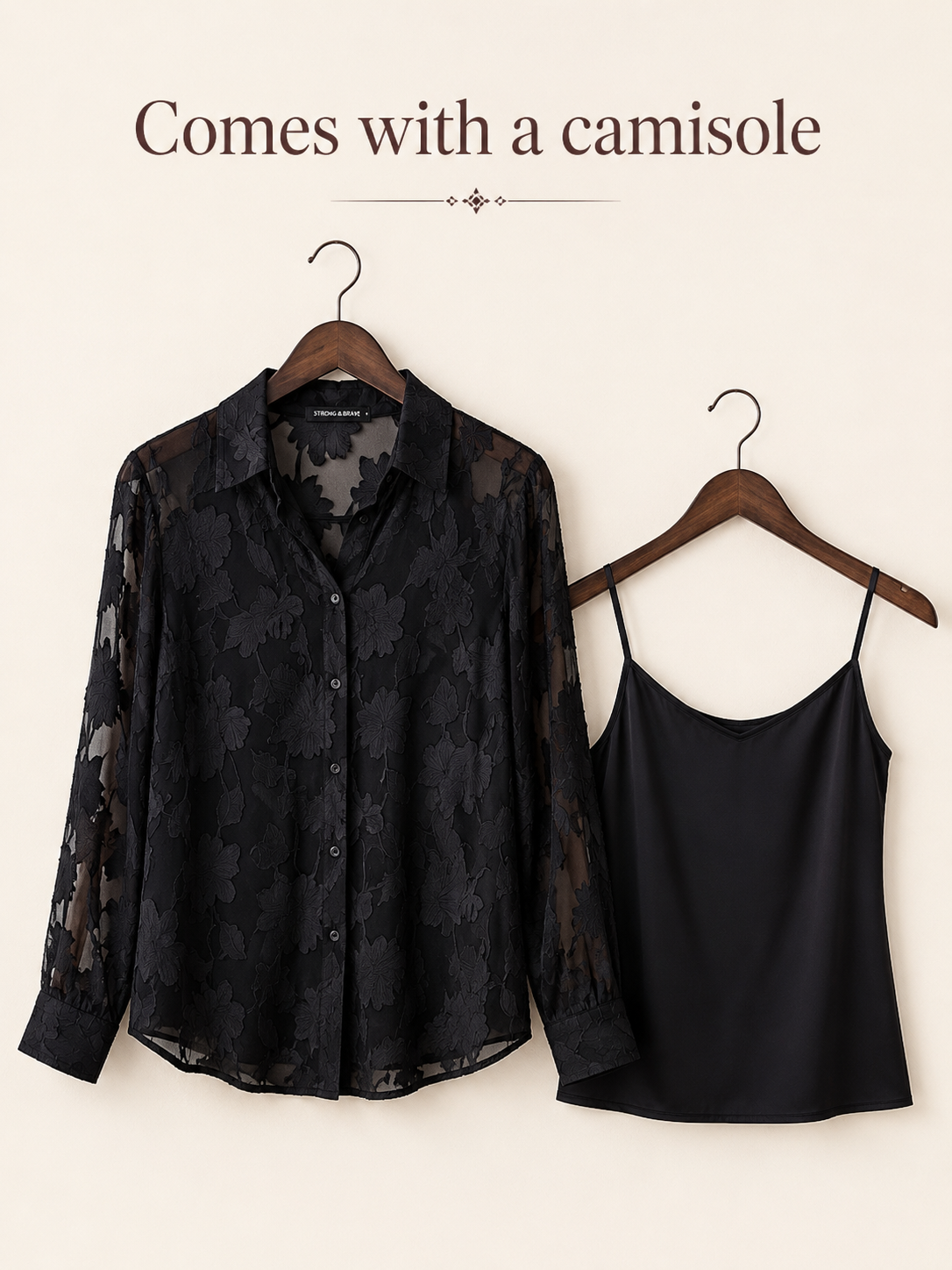 Black Jacquard Shirt