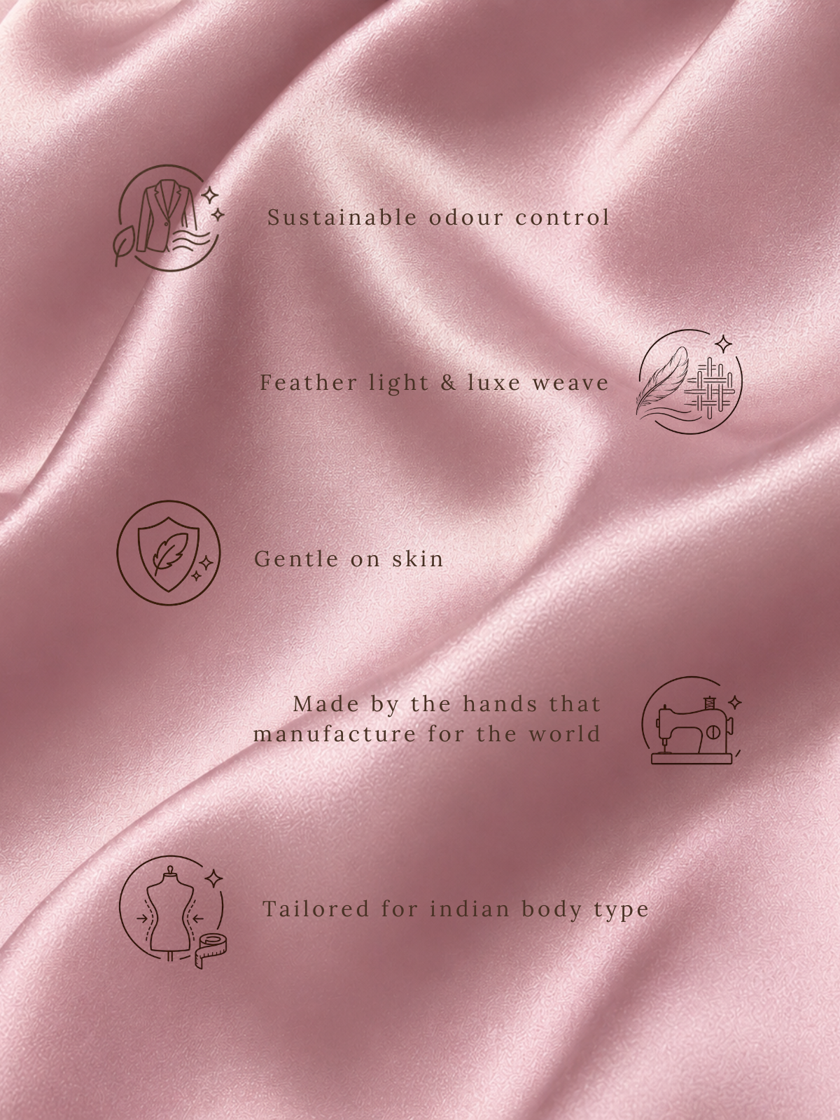 Pink Satin Collar Shirt