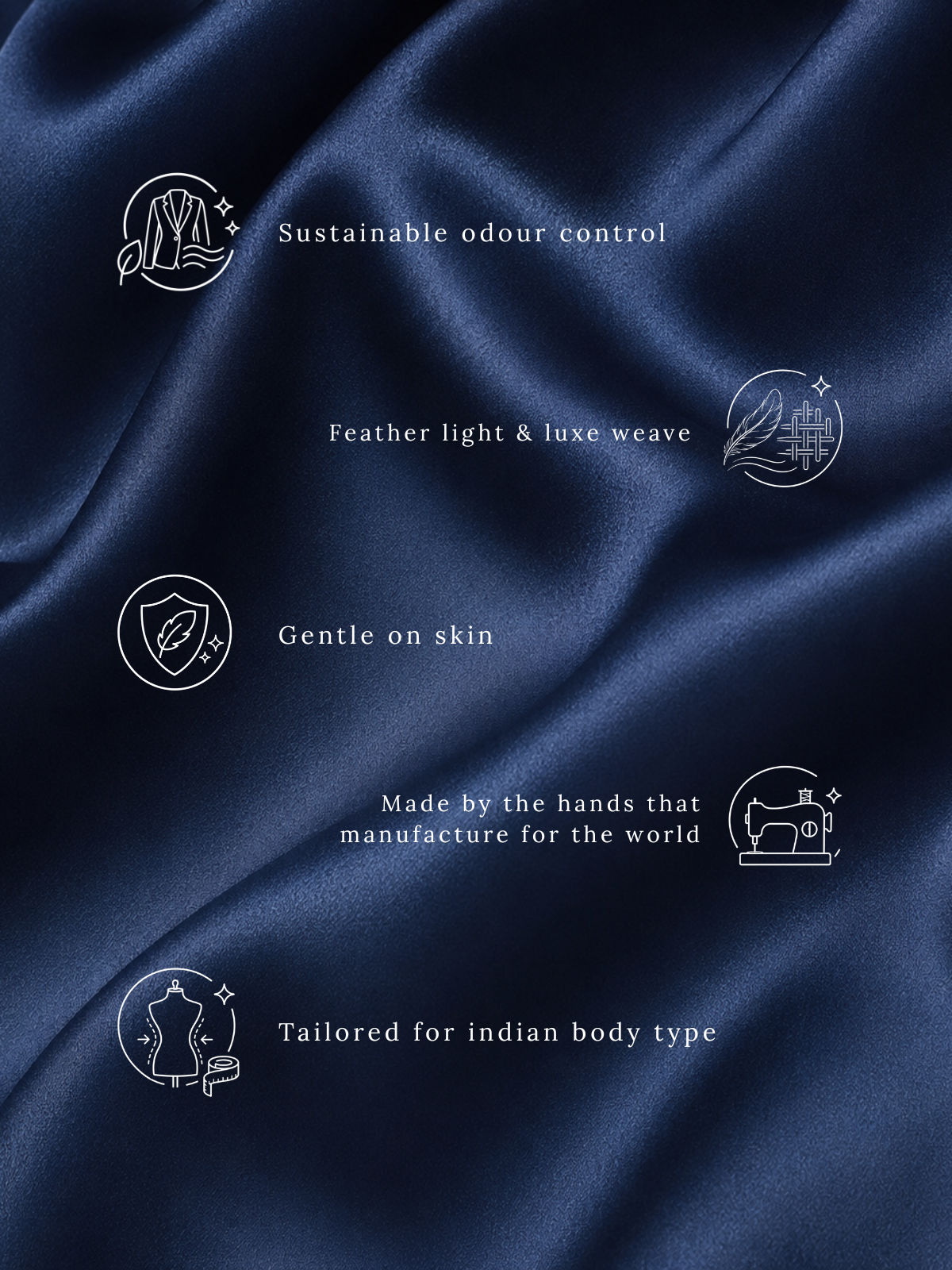 Blue Premium Satin Shirt