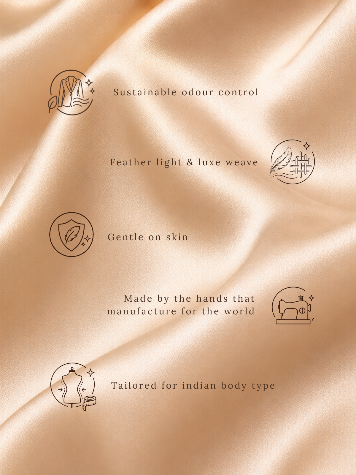 Beige Premium Satin Shirt
