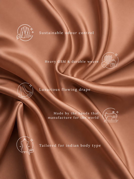 Luxe Satin Cowl Neck Top