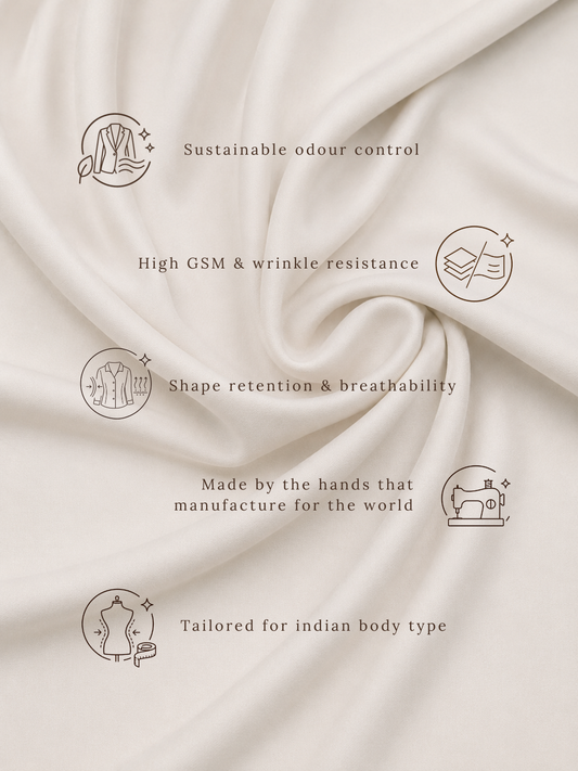 Ivory Bodycon Midi Dress