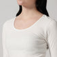 White Ribbed T-Shirt