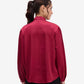 Maroon Tie-Up Satin Top