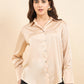 Beige Premium Satin Wear Shirt