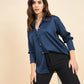 Blue Premium Satin Wear Shirt