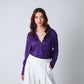 Purple Premium Satin Wear Shirt