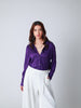 Purple Premium Satin Wear Shirt