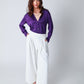 Purple Premium Satin Wear Shirt