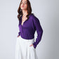 Purple Premium Satin Wear Shirt