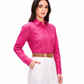 Fuchsia Pink Linen Shirt