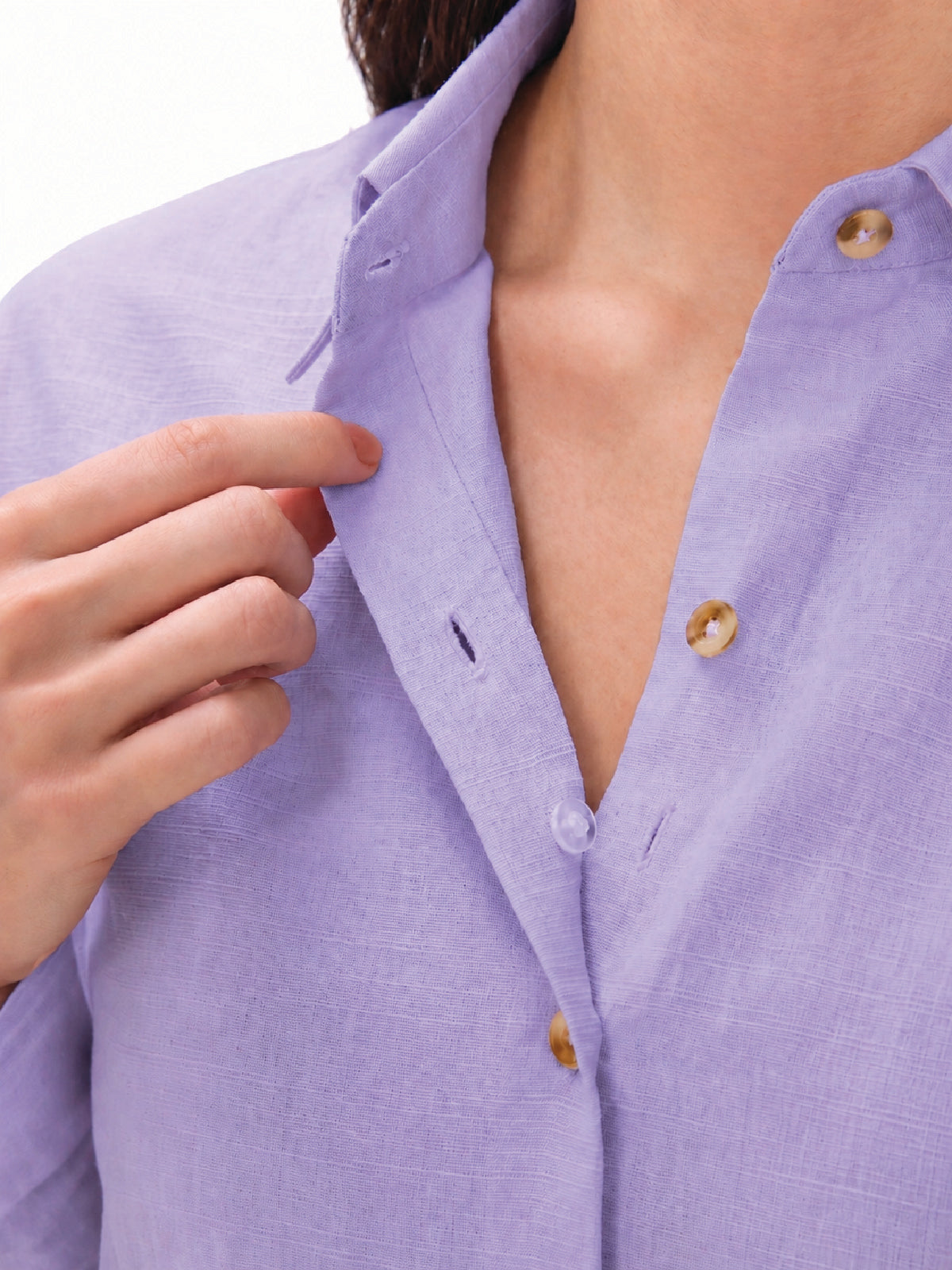 Lavender Linen Shirt